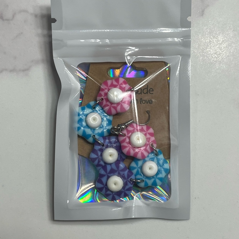 Colorful Geometric Earrings